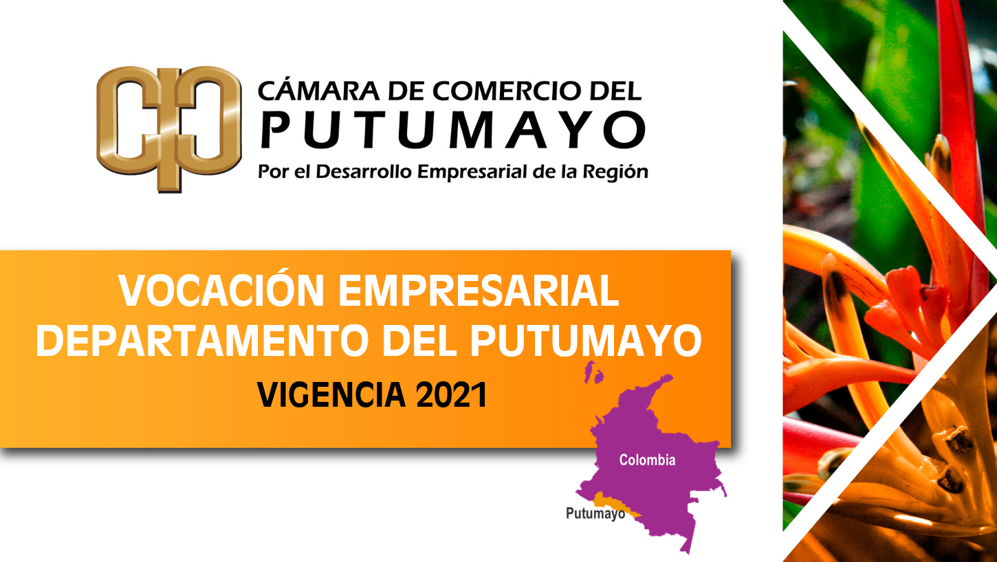 Estudio Vocación Empresarial 2021 – Departamento del Putumayo