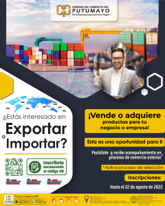 Invitacion de Importar y Exportar