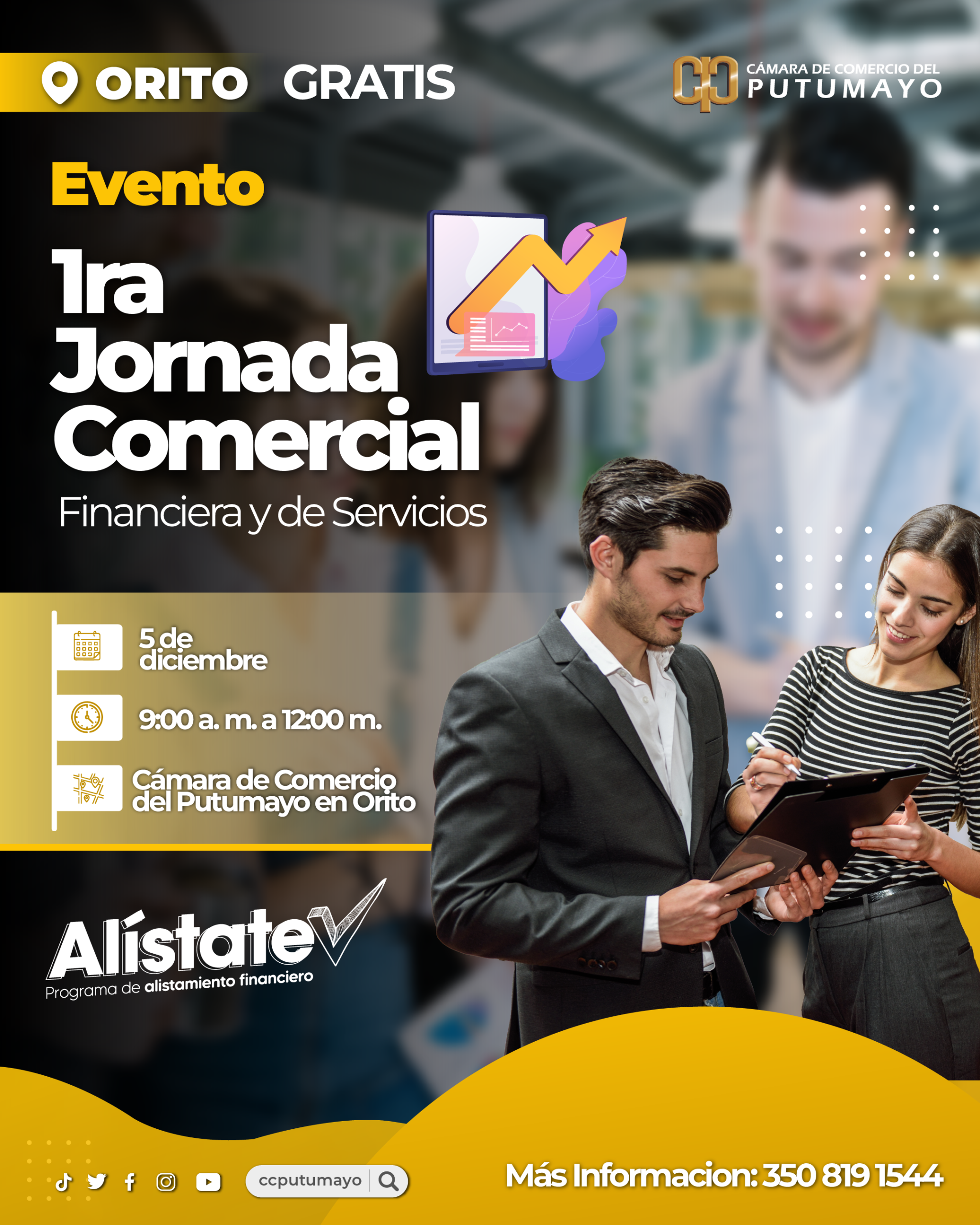 ¡Impulsa tus sueños en la 1.ª Jornada Financiera y de Servicios Empresariales!