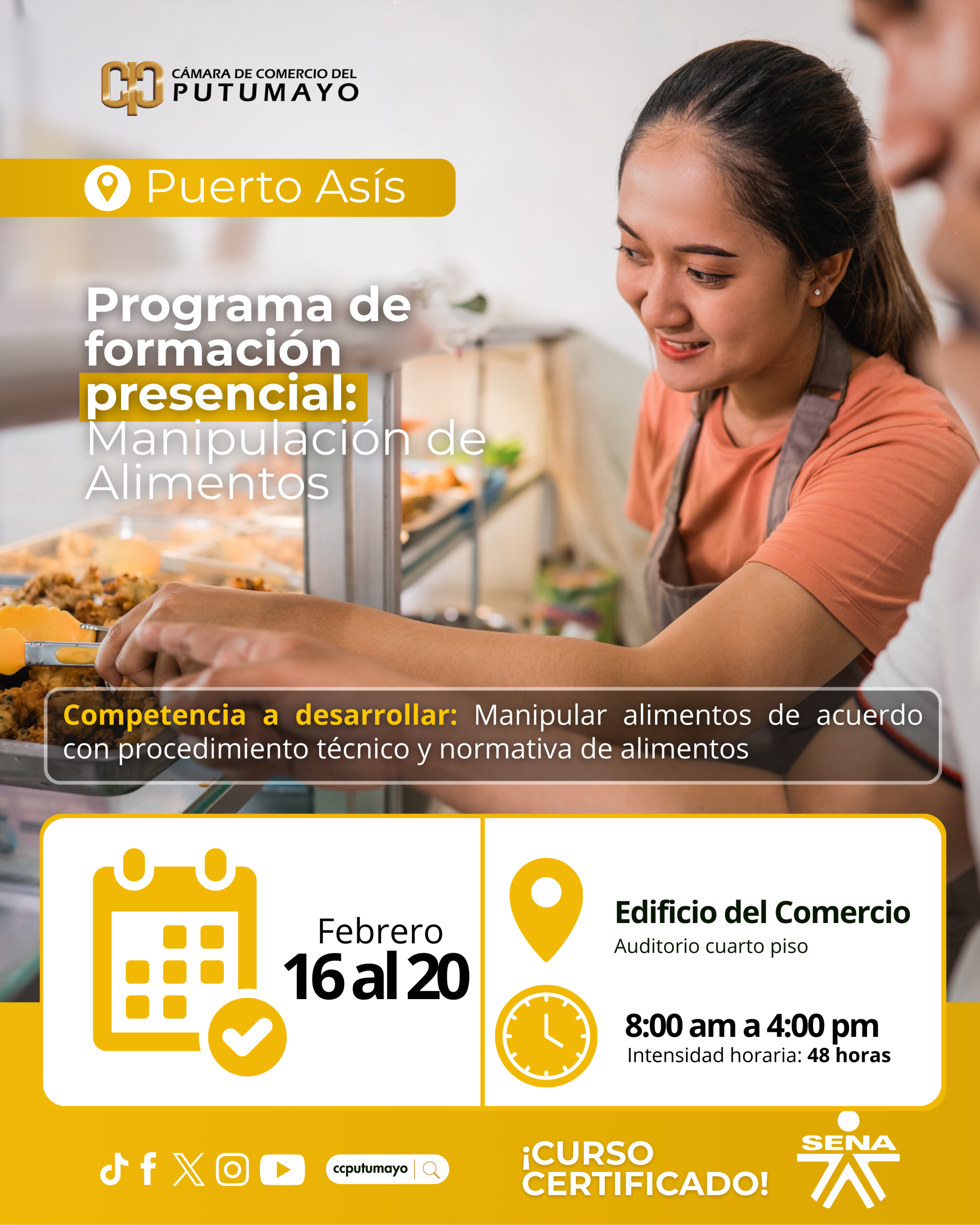 Pieza Publicitaria, Manipulación de Alimentos.