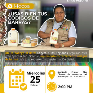 Pieza publicitaria, sobre capacitación, Usas bien tus códigos de barras