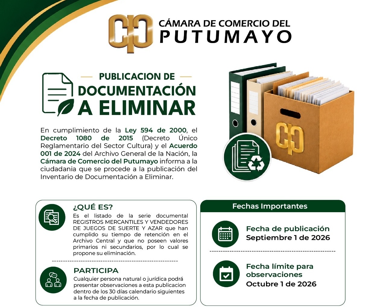 Formato Único de Inventario Documental – FUID